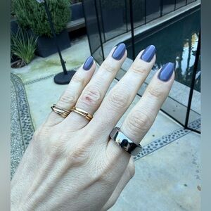 Oura Ring Gen 3 silver horizon size 8